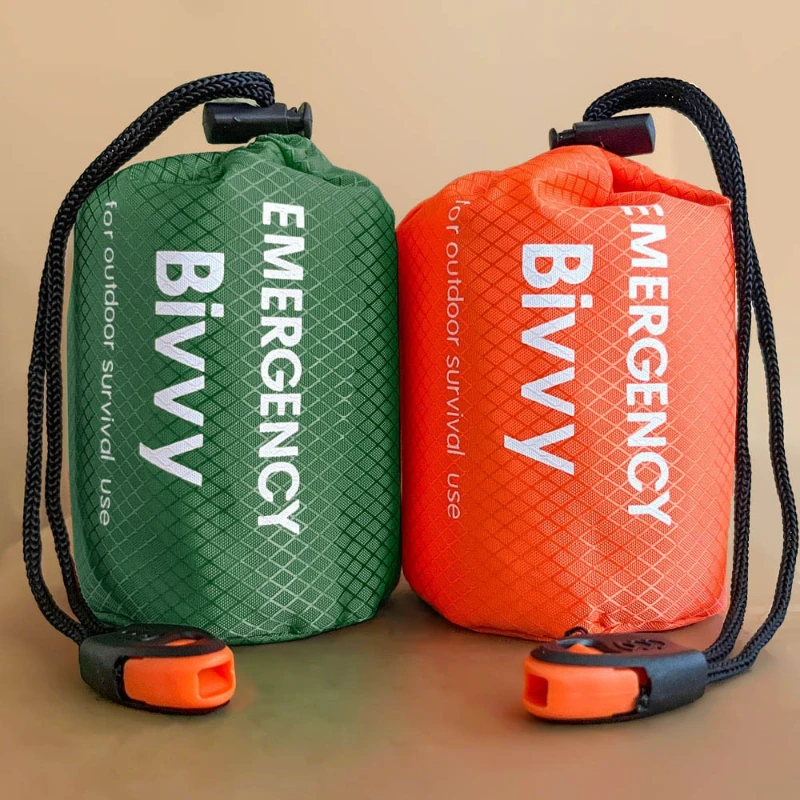 Bivy Sack Lightweight - Emergency Sleeping Bag Survival Blanket Thermal