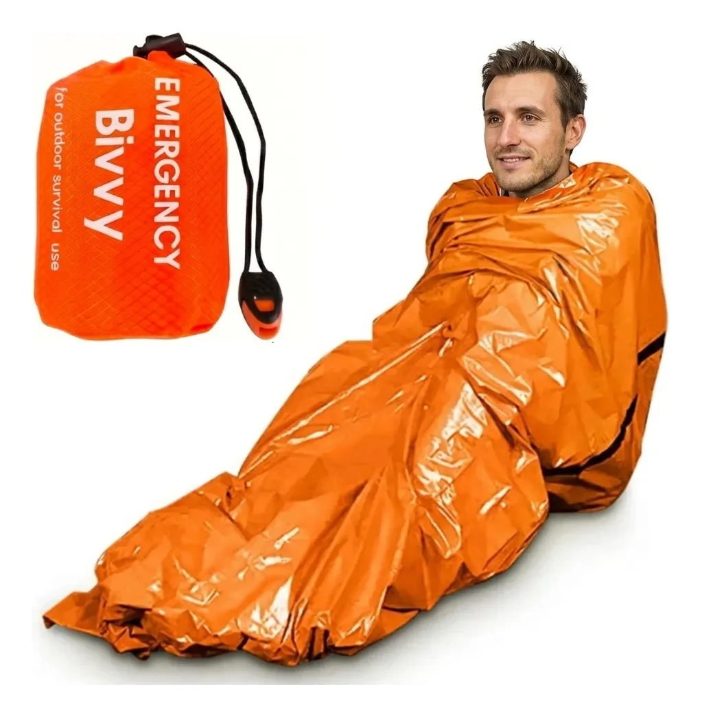 Bivy Sack Lightweight - Aluminum Film Emergency Sleeping Bag Outdoor