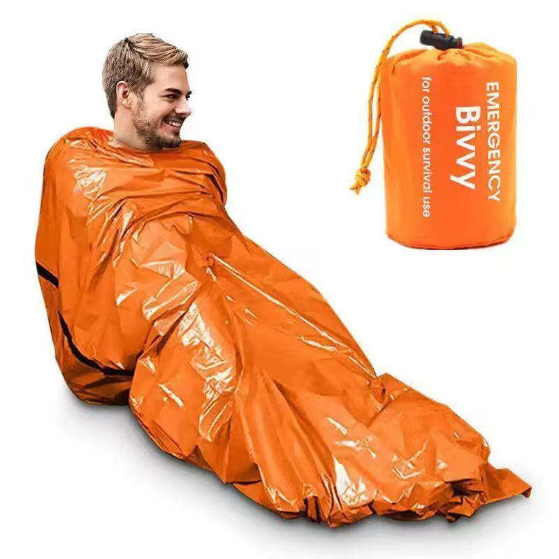 Bivy Sack Lightweight - Emergency Sleeping Bag Survival Blanket Thermal