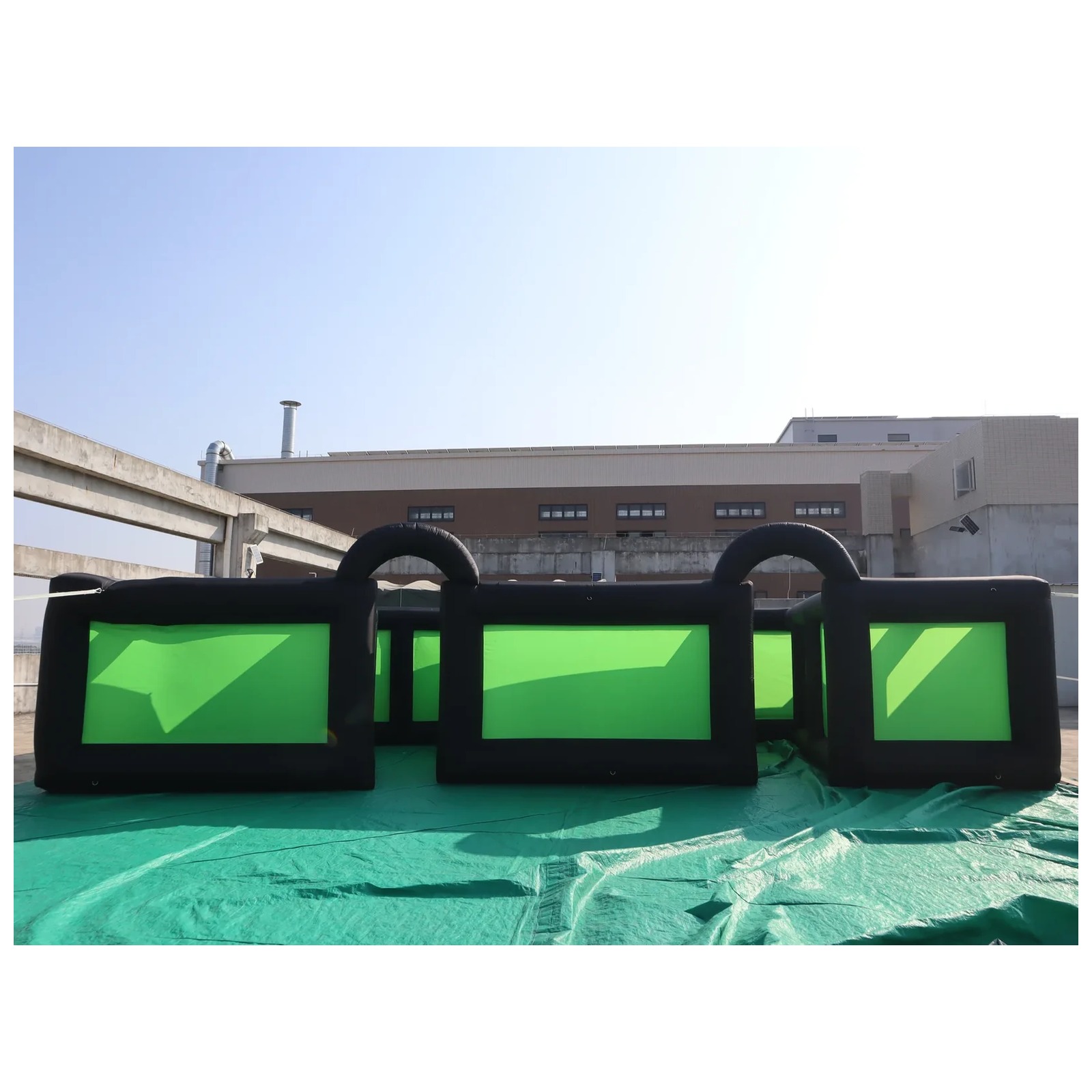 Outdoor Black Green Inflatable - Outdoor Adventure Rentals recension och pris