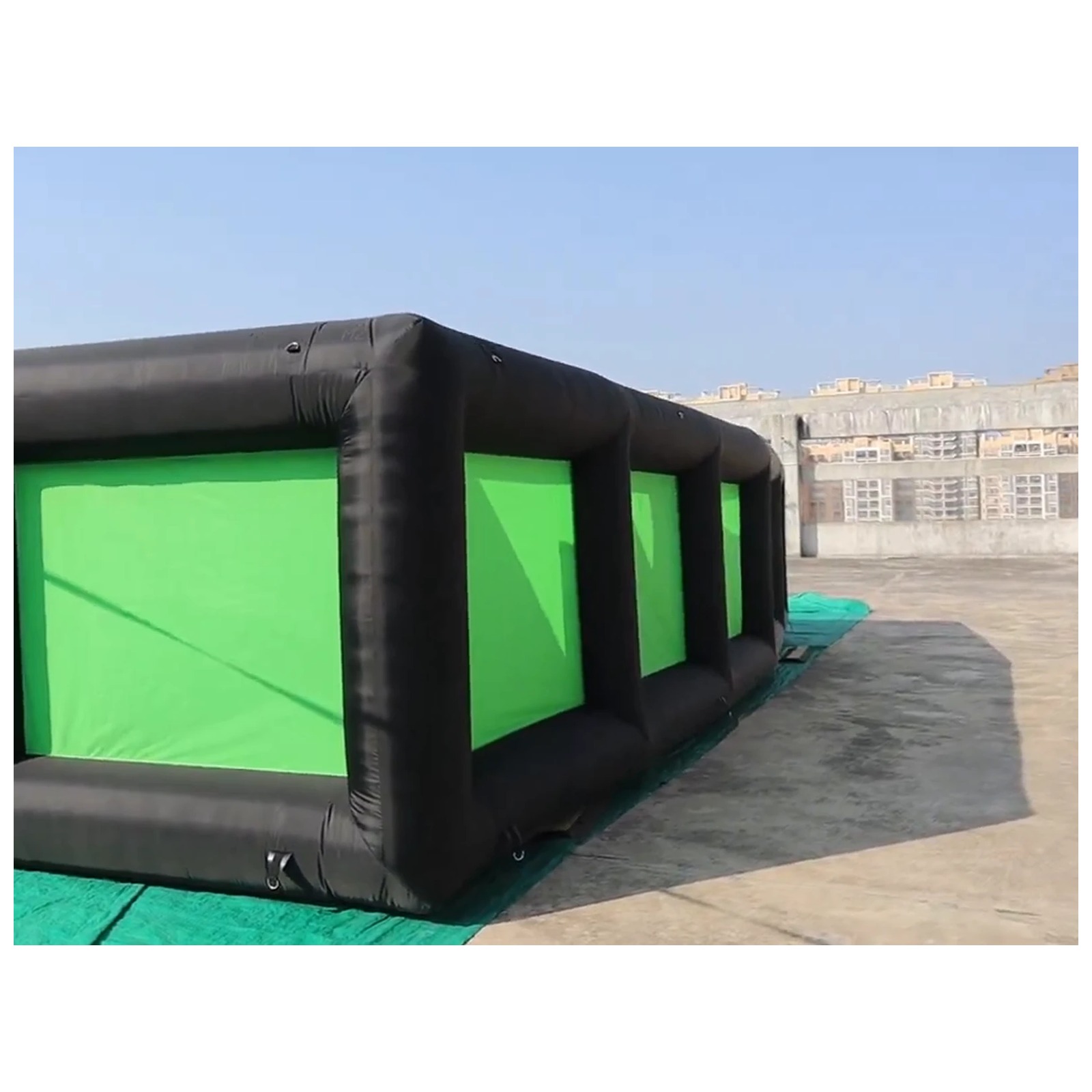 Outdoor Black Green Inflatable - Outdoor Adventure Rentals recension och pris