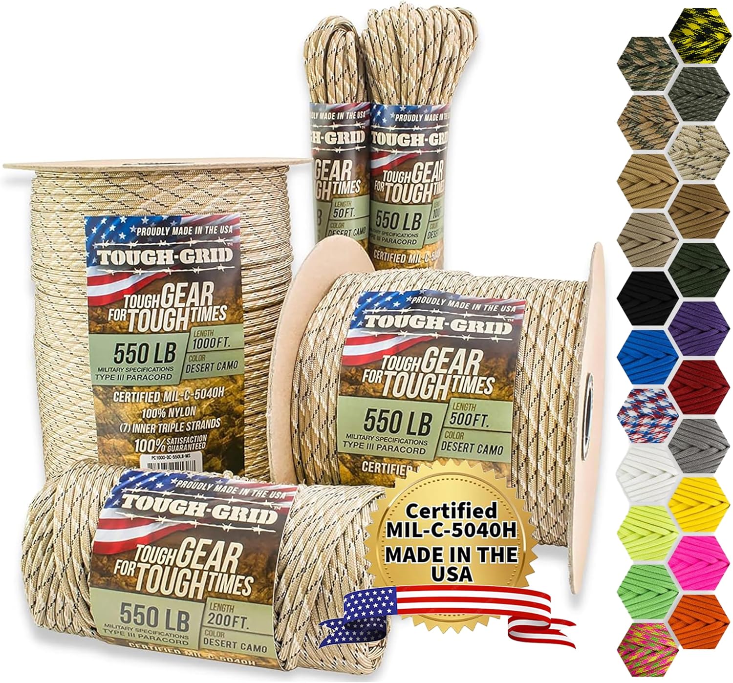 550 Paracord Rope Nylon Parach - Outdoor Adventure Usa recension och pris
