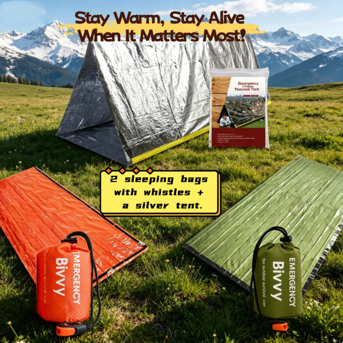 Emergency Sleeping Bag Surviva - Bivy Sack Lightweight recension och pris
