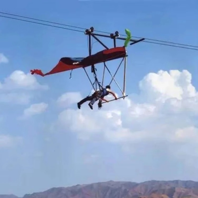 Outdoor Gliding Zipline Swingi - Outdoor Adventure Zipline recension och pris