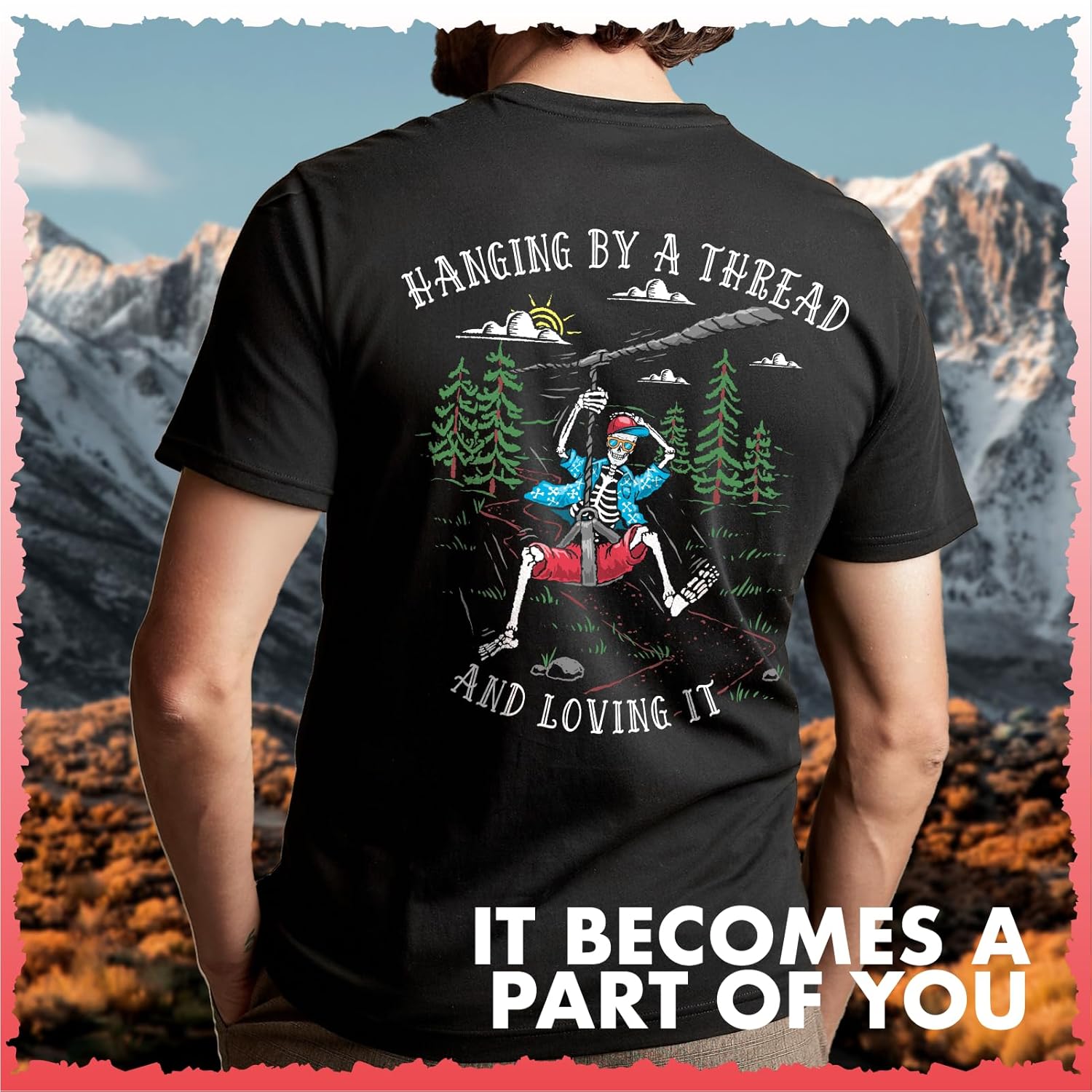 Hanging By A Thread Skeleton Z - Outdoor Adventure Zipline recension och pris