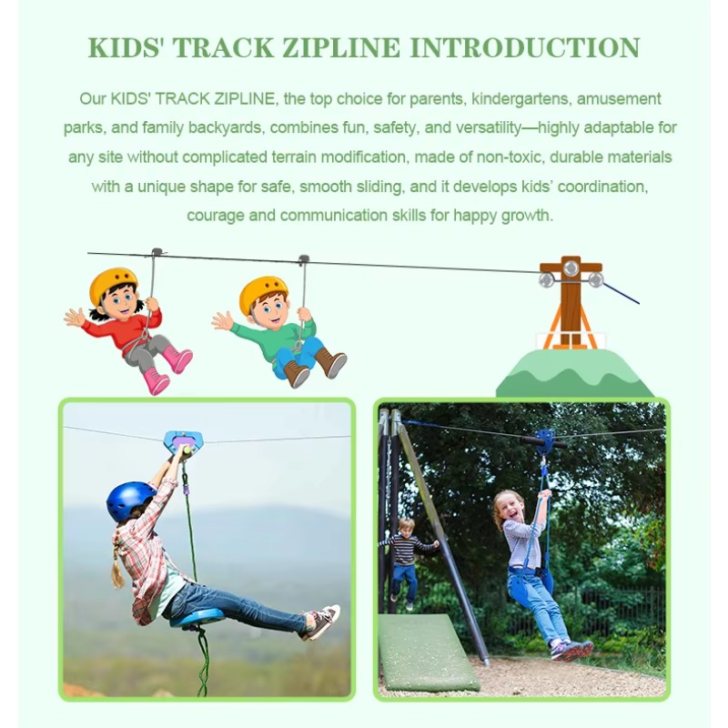 Zipline Game Set Outdoor zipli - Outdoor Adventure Zipline recension och pris